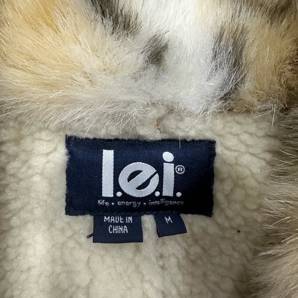 Women’s l.e.i. Y2K faux fur lined coat - Picture 4 of 5